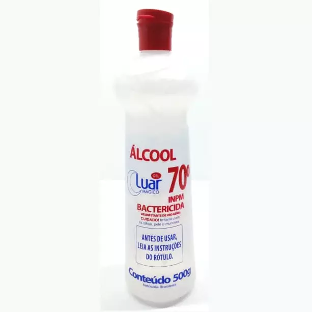 Álcool Gel LUAR 500g