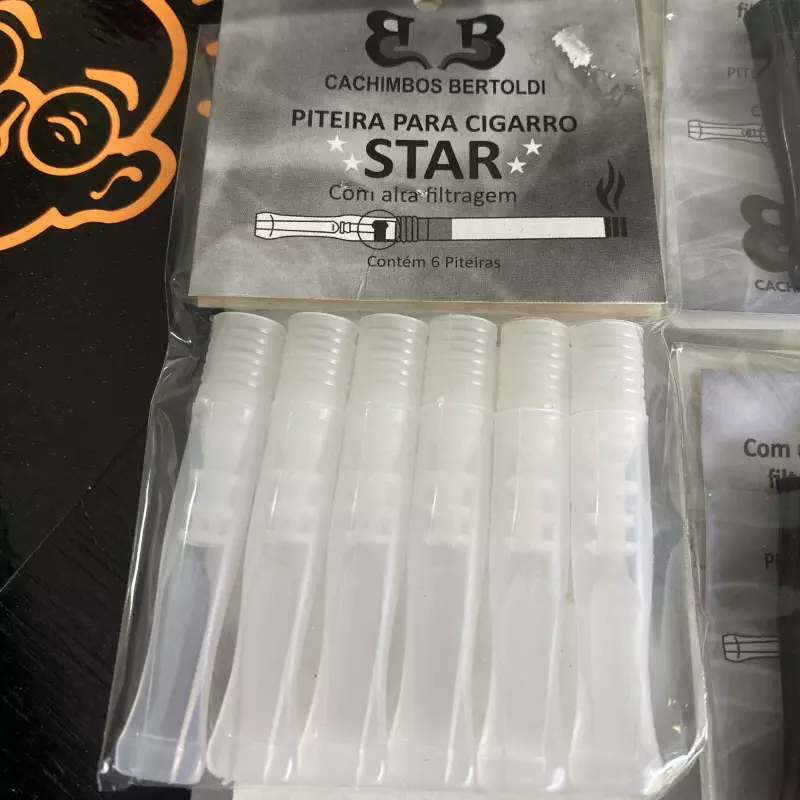 Piteira Descartável Cigarro 6 Un