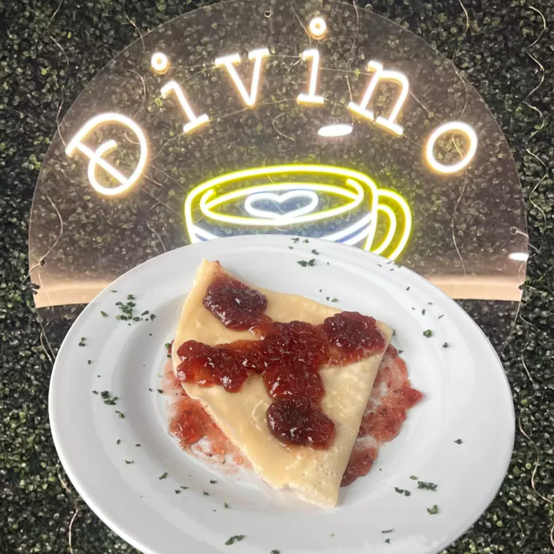 Crepa de Filadelfia con Mermelada