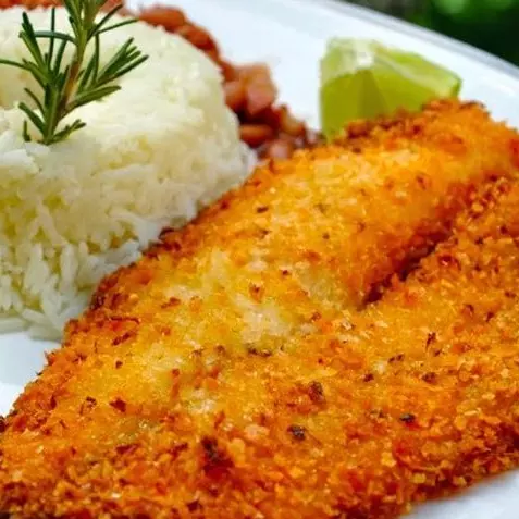 Tilápia empanada