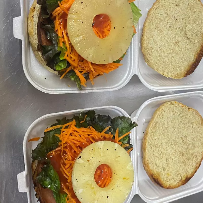 Hamburguesa Hawaiana