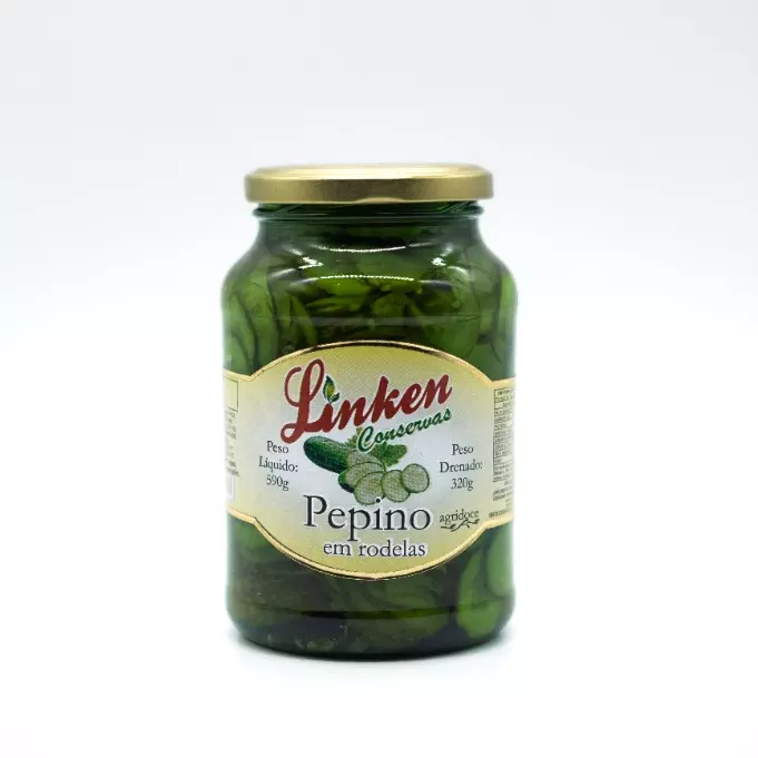 1494 - Pepino Rodelas Agridoce em Conserva