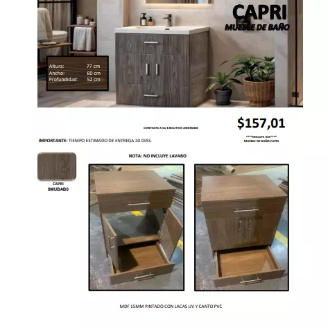 CAPRI MUEBLE DE BAÑO
