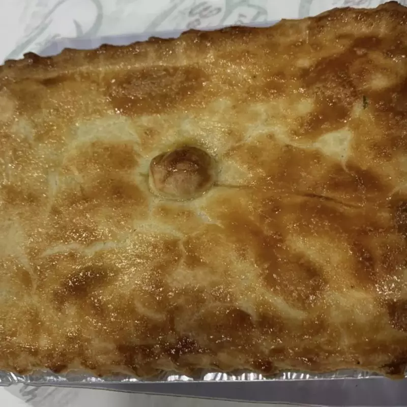 torta bacalhau ou camarão ( Pascoa)