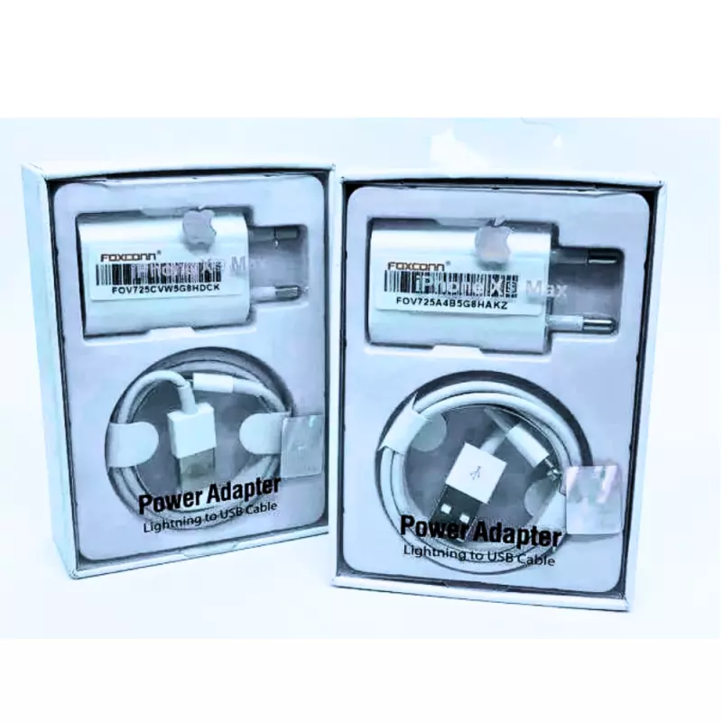 CARREGADOR FOXCOM IPHONE COMPLETO