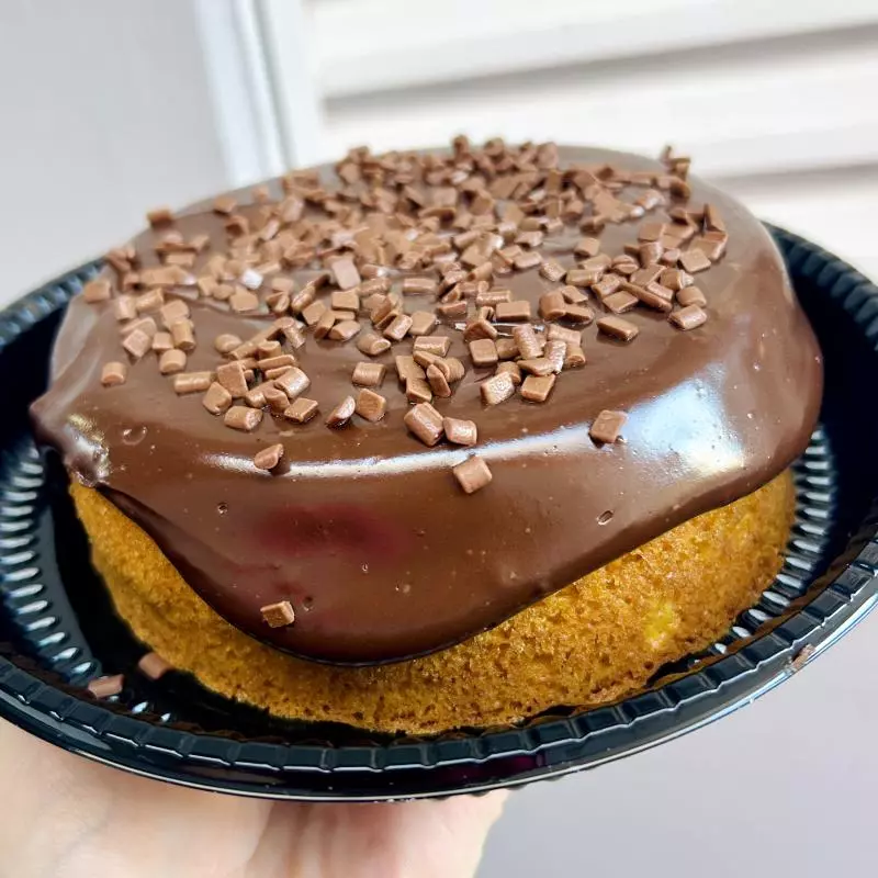 Bolo de Cenoura com Chocolate