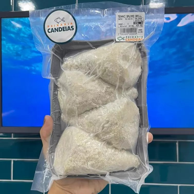 Temaki Salmão Grill 4 Unidades