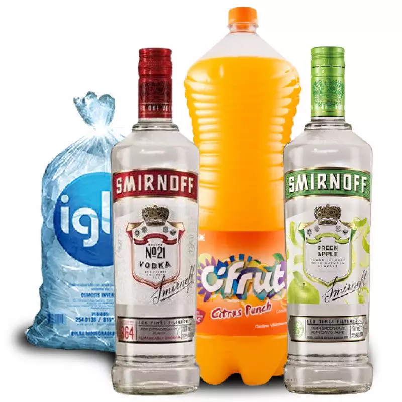 Super Combo Smirnoff Green + Smirnoff Red