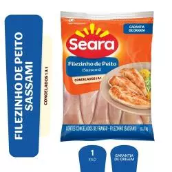 Filé de Peito Frango Sassami 1kg
