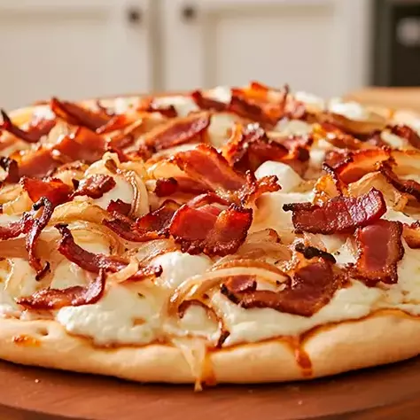 Pizza de Bacon