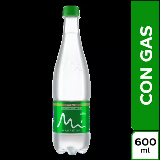AGUA CON GAS