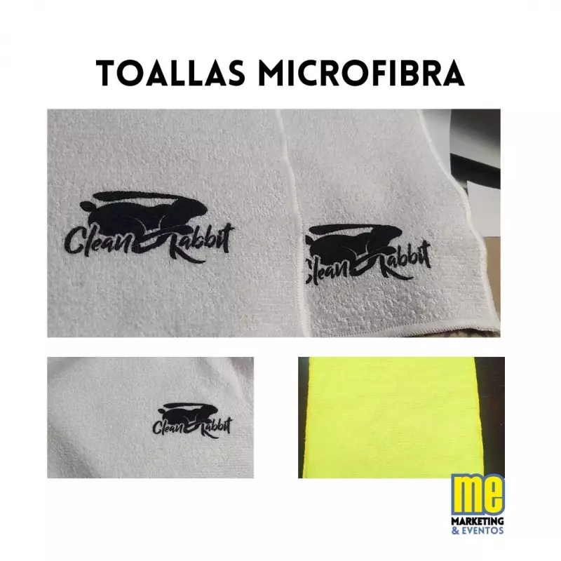 Toallas en microfibra -publicidad