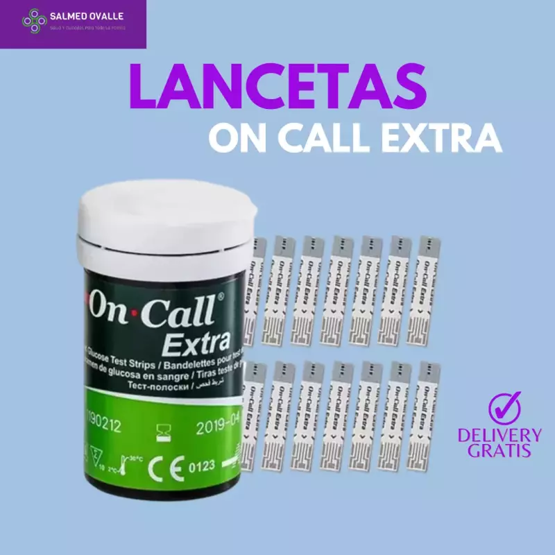 TIRAS DE LANCETAS ON CALL EXTRA