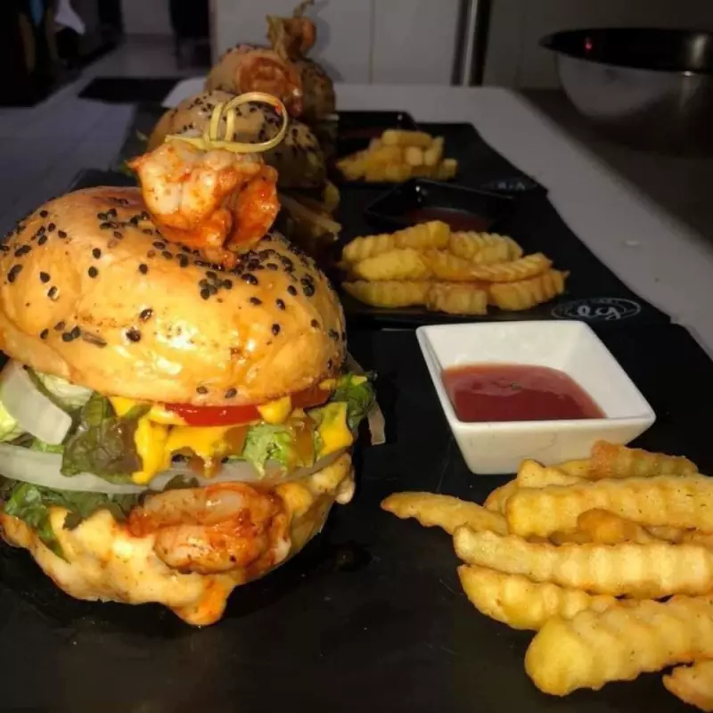 Hamburguesa de Camarón