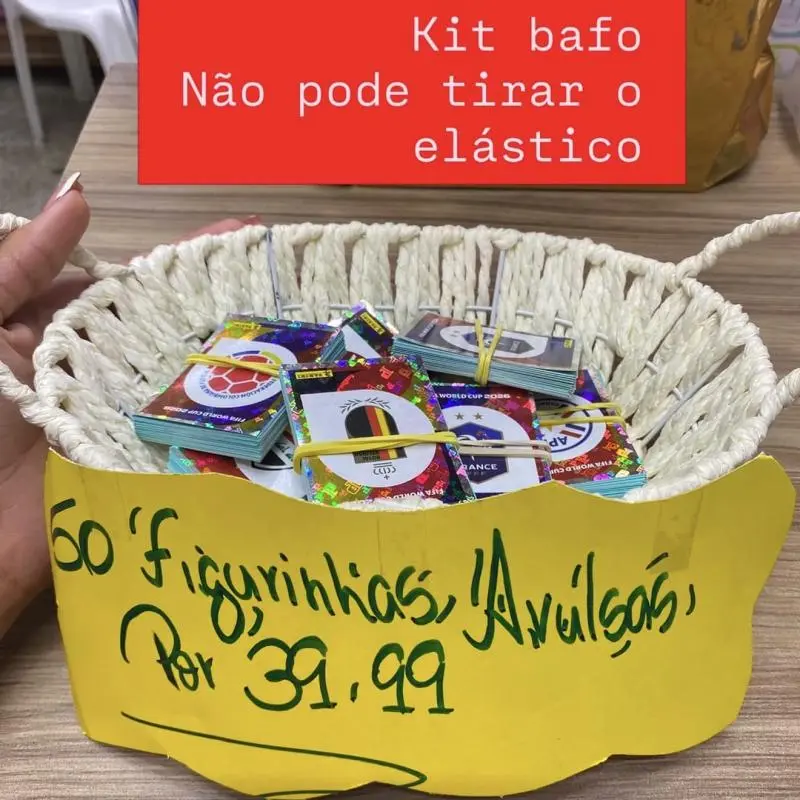 50 Kit Bafo Figurinhas Avulsas