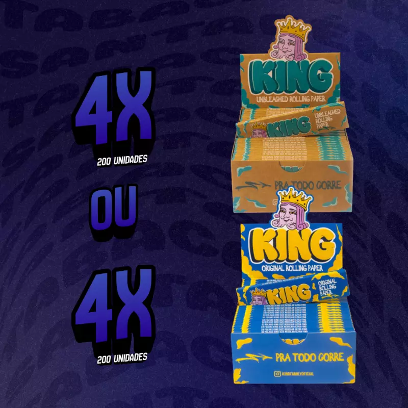 4 CX DE SEDA KING PAPER