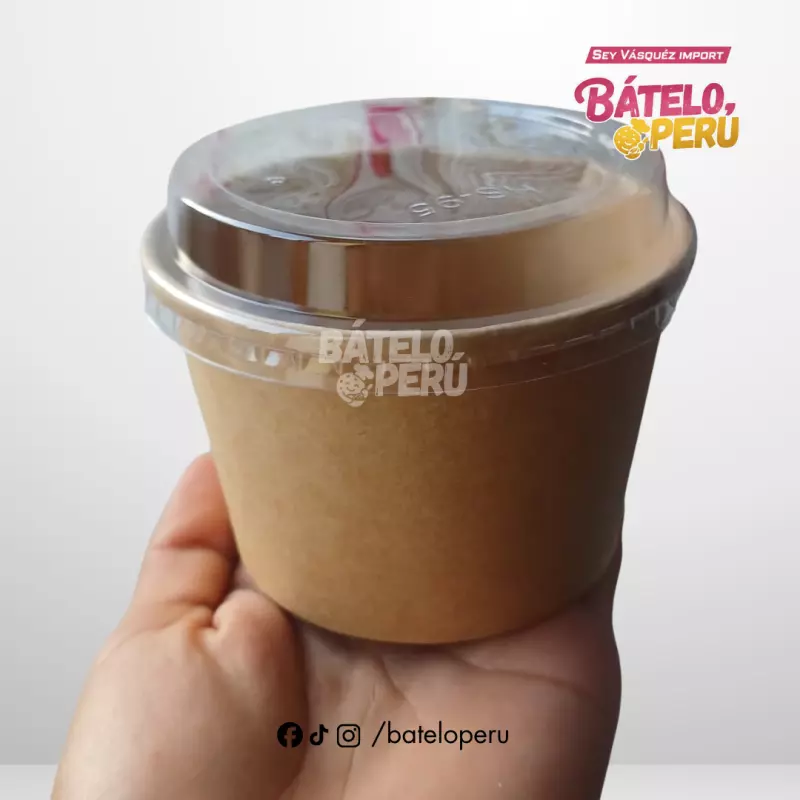 Envase biodegradable 8oz