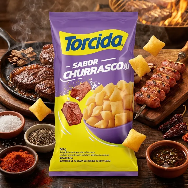 Salgadinho Torcida Churrasco