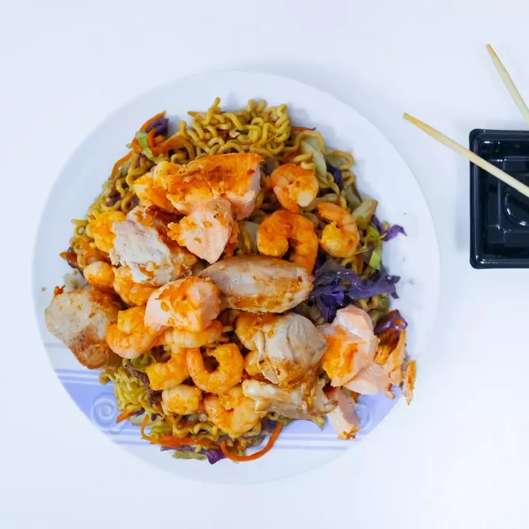 Yakisoba de Frutos do Mar