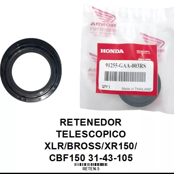 RETENEDOR TELESCOPICO XR150