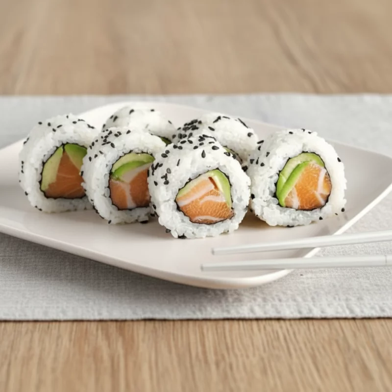 Salmón- palta rolls 5 piezas
