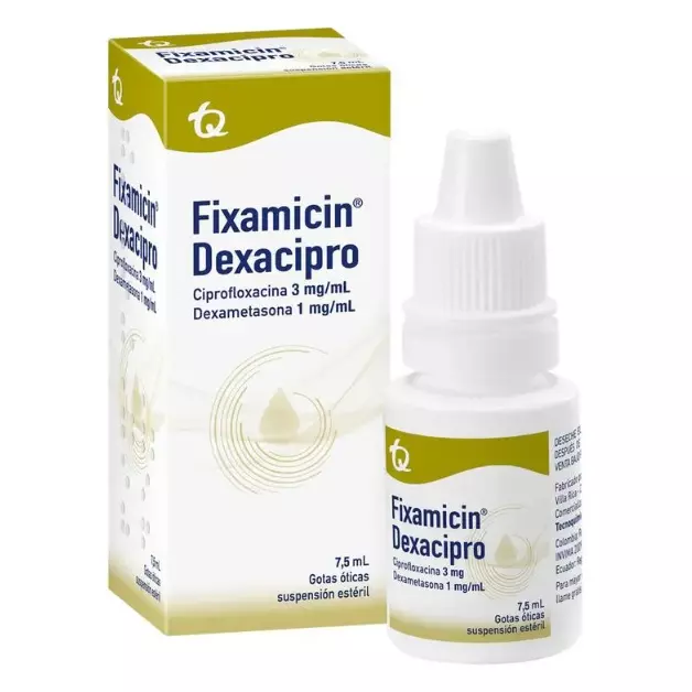 FIXAMICIN DEXACIPRO GOTAS OTICAS