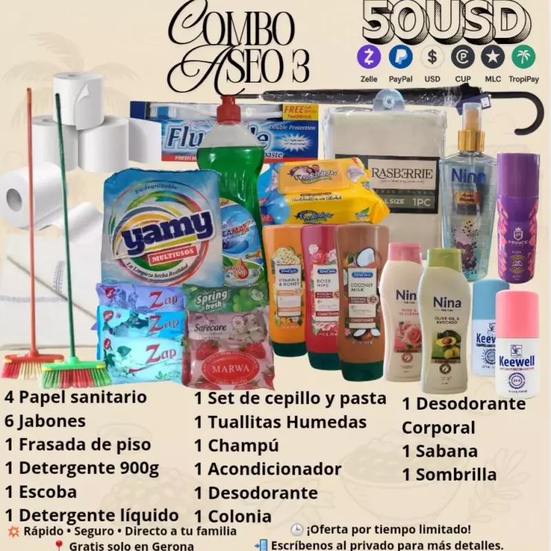 Combo aseo 3