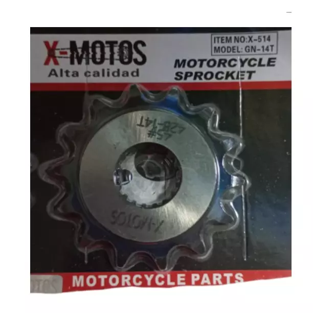 PIÑON DELANTERO GN125 14T XMAX