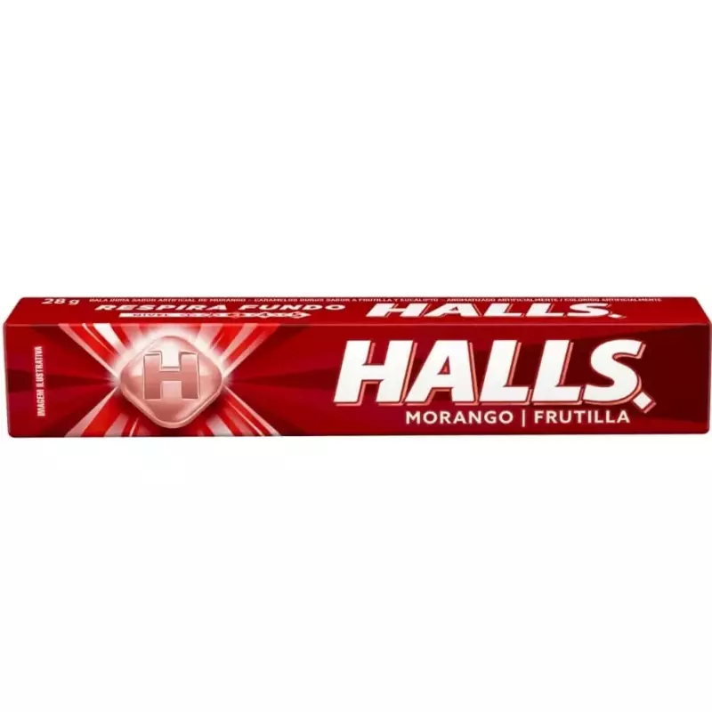 Halls Morango 28g