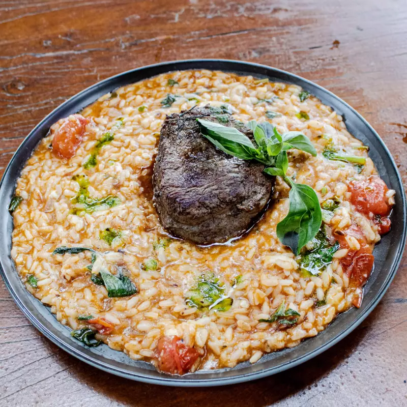 Risoto Caprese E Mignon