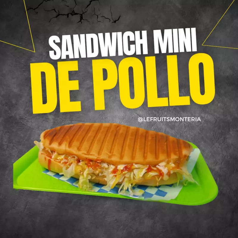 Sandwich mini de pollo