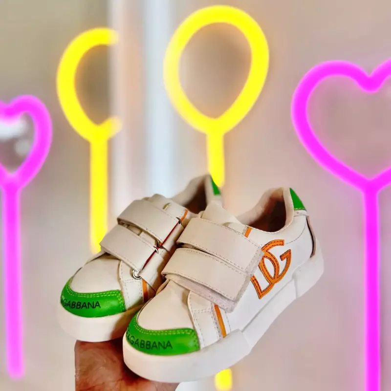 TENIS DOLCE GABBANA WHITE & GREEN