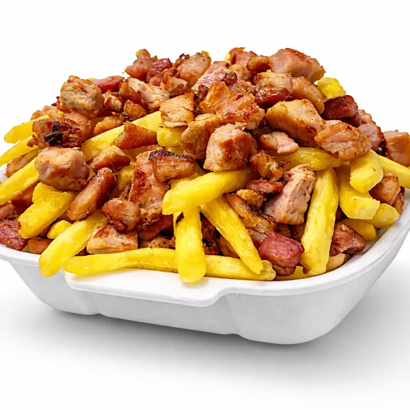 Batata com bacon