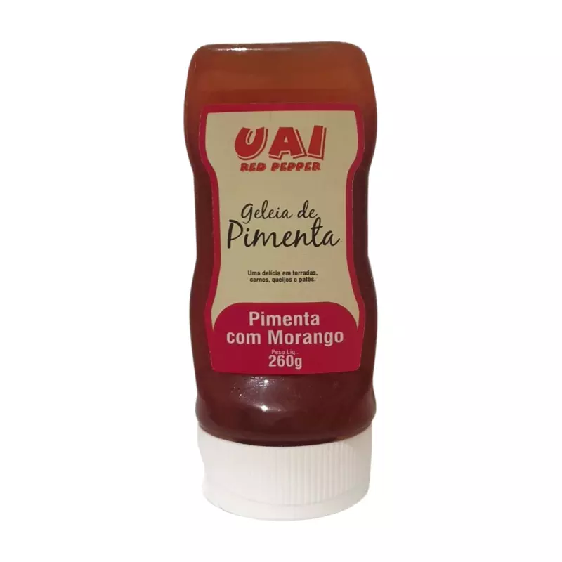 Geléia Pimenta + morango