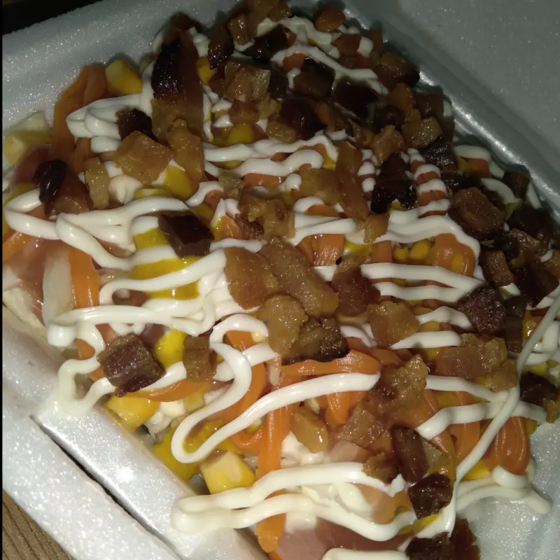 Hot-dog No prato Especial Bacon