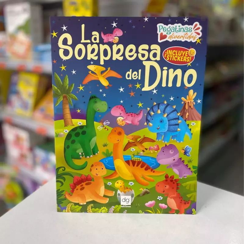 LA SORPRESA DEL DINO - PEGATINAS
