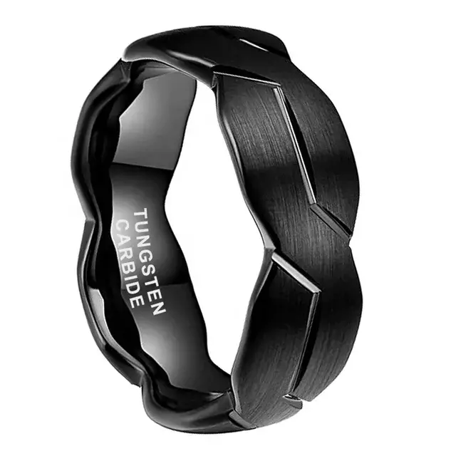 Braided Black Tungsten Ring