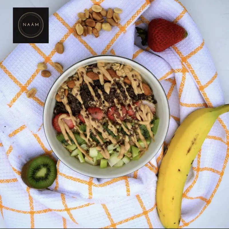 Avena mantequilla de mani