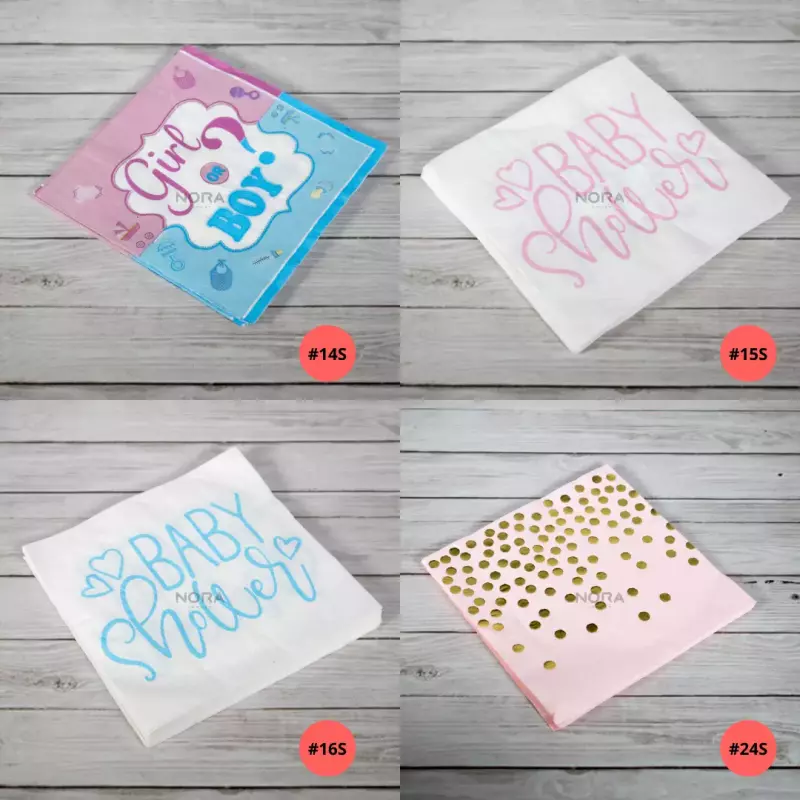 Servilletas con diseños 12 cm