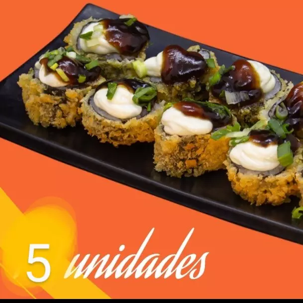 Hot roll salmão 5 unidades