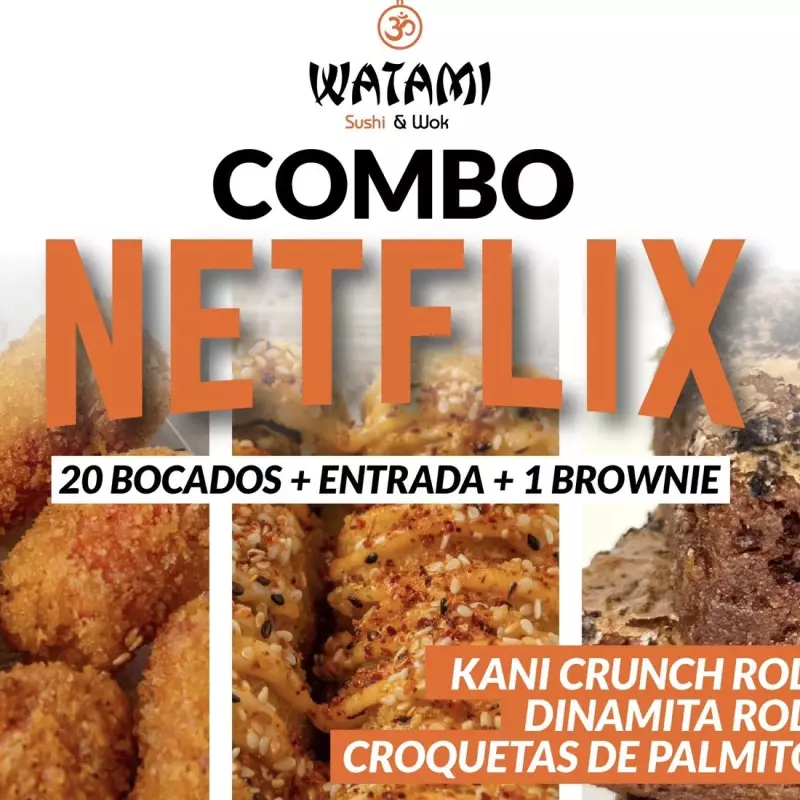 COMBO NETFLIX (20 BOC + BROWNIE + EN