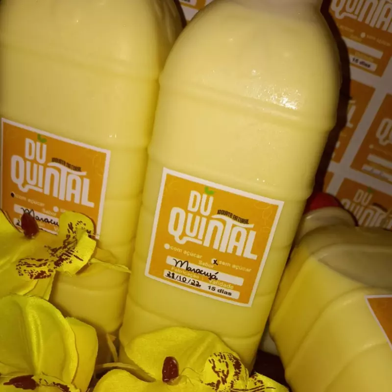 Iogurte Natural Sabor Maracujá 1l