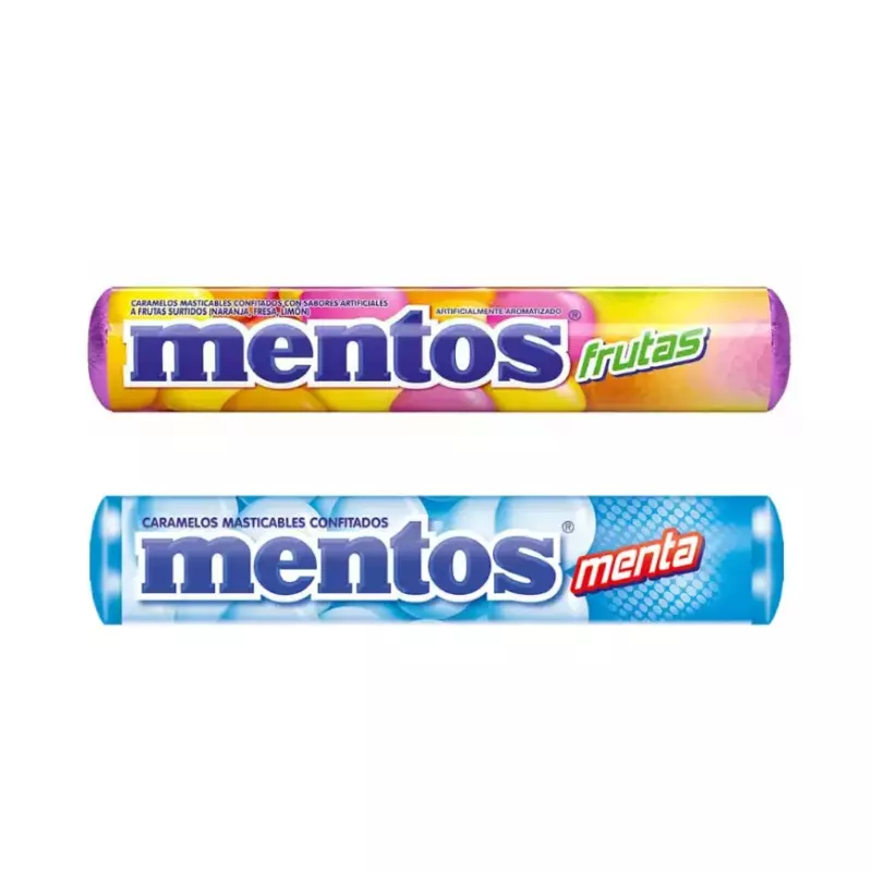 Caramelos Mentos Barra Sabores
