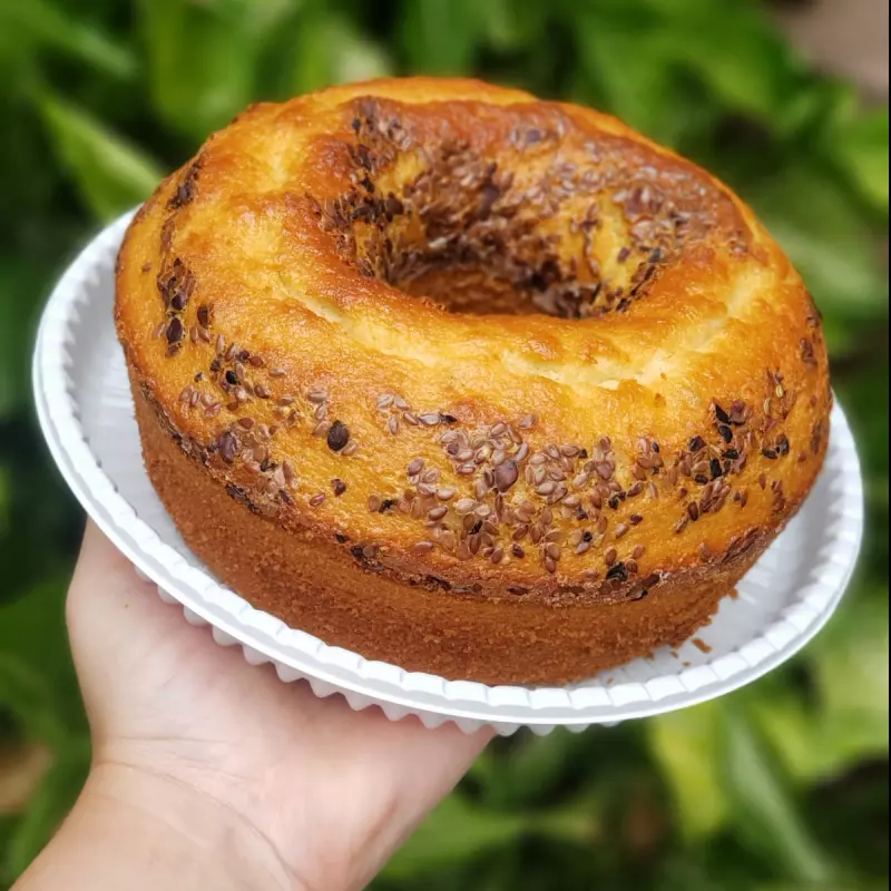 Bolo de Baunilha