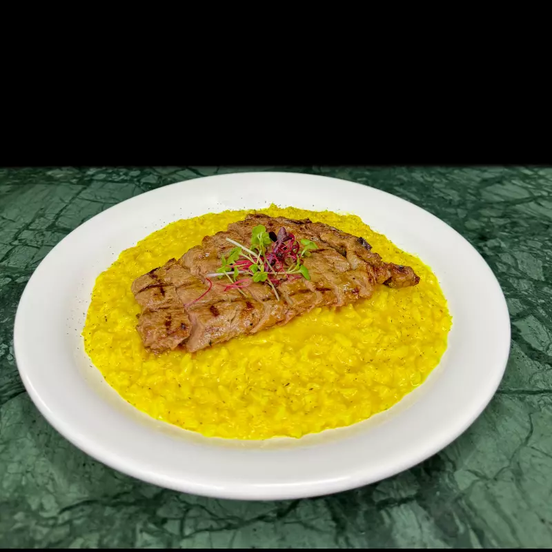 Risotto Milanese c/Ojo de Bife