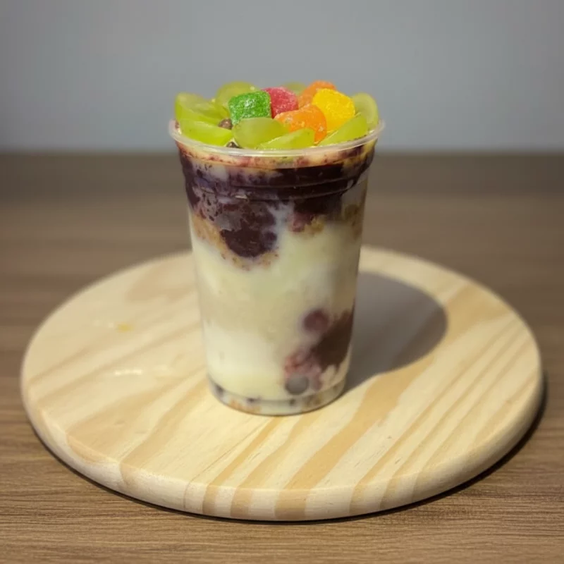 Copo com 400ml de AÇAÍ