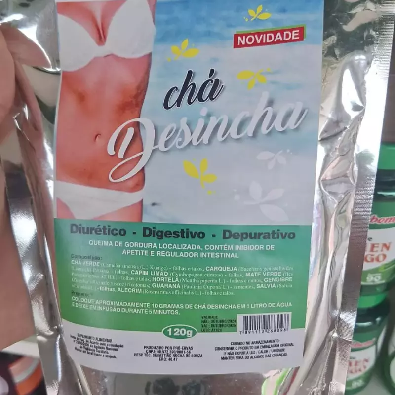 CHÁ DESINCHÁ (Ervas) 120g