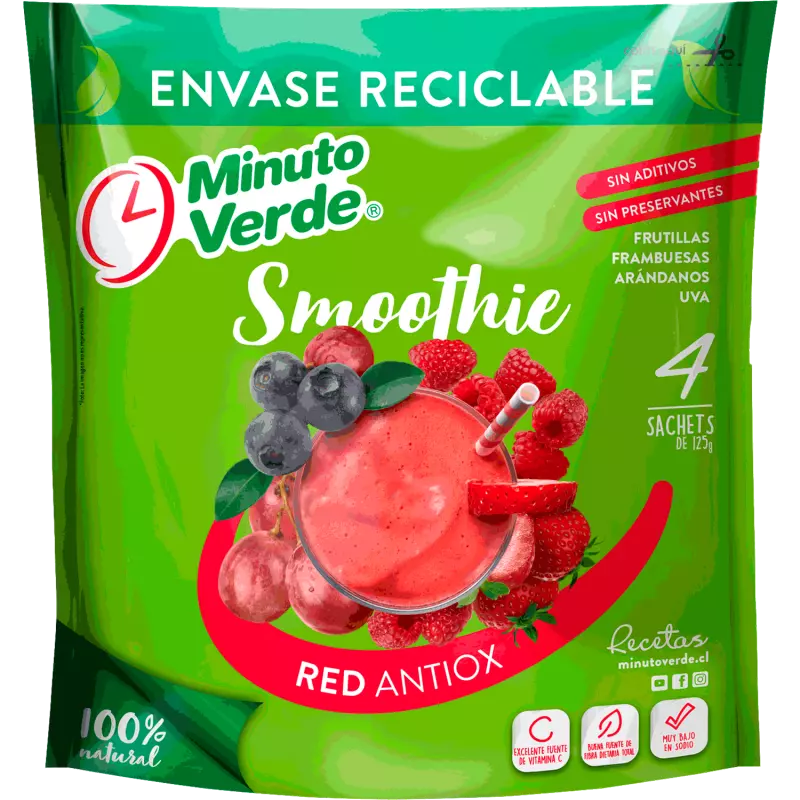 Smoothie frutos rojos