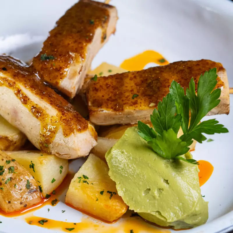 SUPREMA DE POLLO C/MOSTAZA Y MIEL