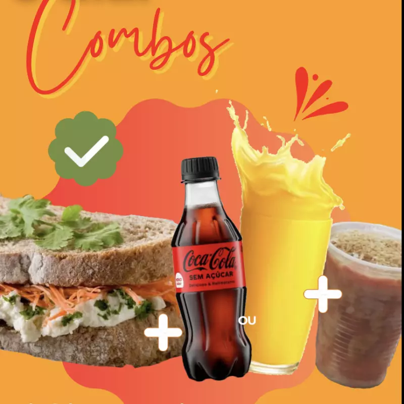 COMBO SANDUÍCHE NATURAL + SALADA